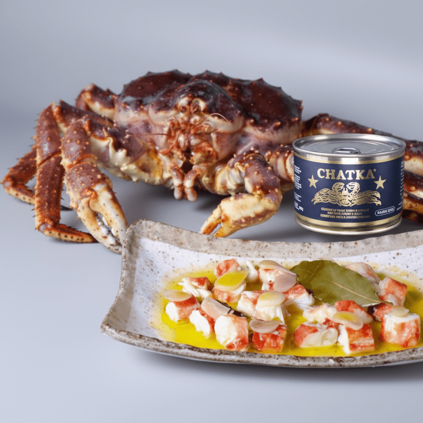 CHATKA Cangrejo Real 100% Patas, ideal para ensaladas, sushi y canapés