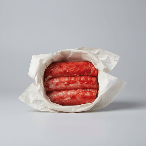 Detalle de chatka cangrejo real salvaje, carne blanca y delicada