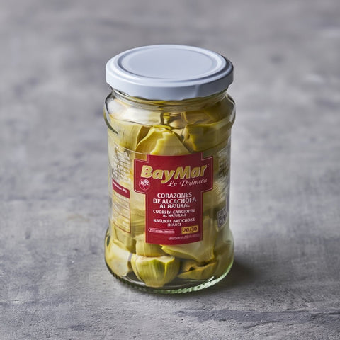 Corazones de Alcachofa al Natural 340 ml – Bacalalo