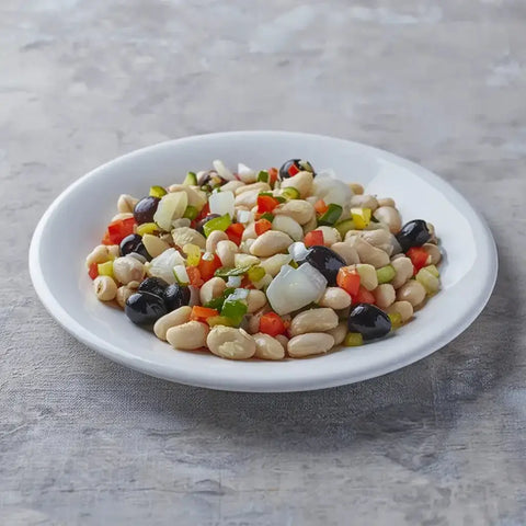 Empedrat catalán con bacalao esqueixat y verduras frescas – Prepared Appetizers & Side Dishes | Bacalalo gourmet