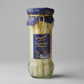 Espárragos Blancos Extra Gruesos D.O. Navarra Frasco de Cristal | 4/6 Piezas - 540g | Coquet - conservas gourmet de Bacalalo