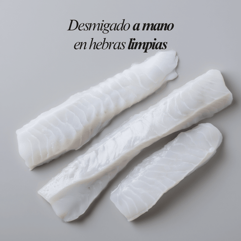 Desmigado Extra de Bacalao Desalado - 500g - ideal para preparar en casa