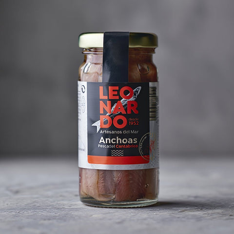 Filetes de Anchoa del Cantábrico en Aceite de Oliva Tarro 100 g – Bacalalo