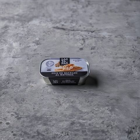 Foie de Bacalao al Natural 120 g – Hígado de Bacalao Ahumado de Islandia – Bacalalo