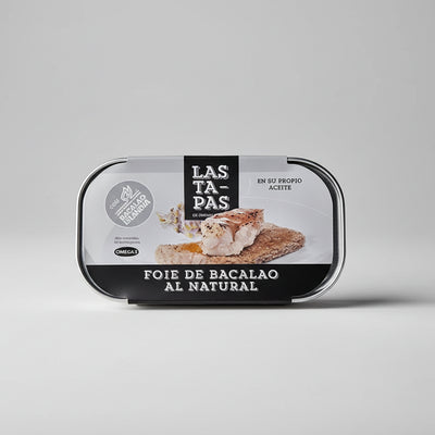 Foie de Bacalao al Natural - 120g | Hígado de Bacalao Ahumado de Islandia