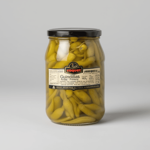 Guindillas Ácidas de Primera Gourmet Coquet - 1855g - ideal para preparar en casa