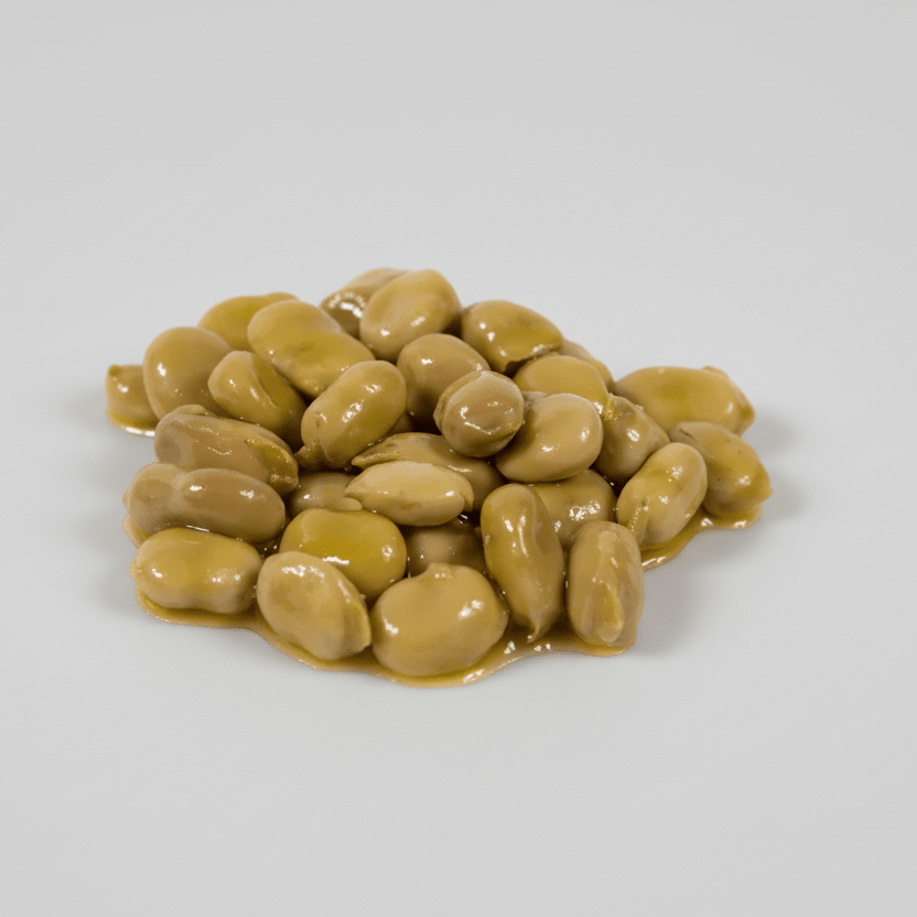 Gourmet Fried Baby Broad Beans in a Glass Jar - 220g | Coquet 