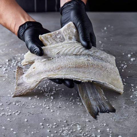 Hoja de Bacalao Seco Tradicional con espinas - 500g – Bacalalo