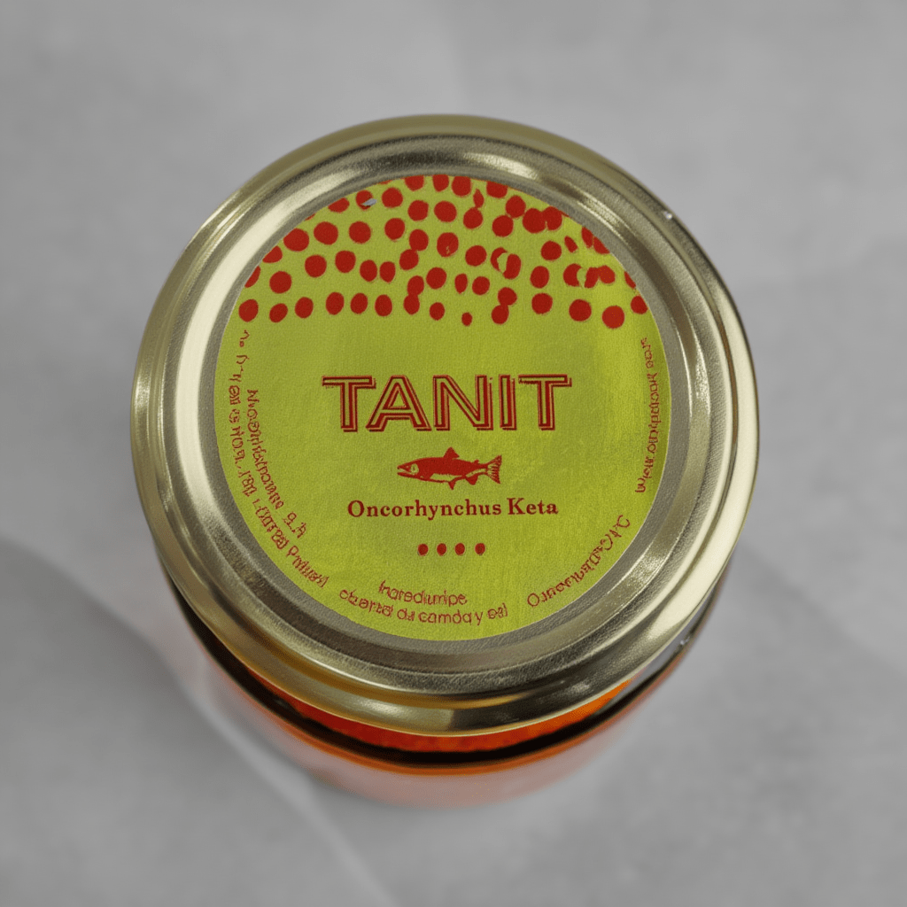 Huevas de Salmón TANIT Keta Premium de Bacalalo, ideal como entrante o en ensaladas