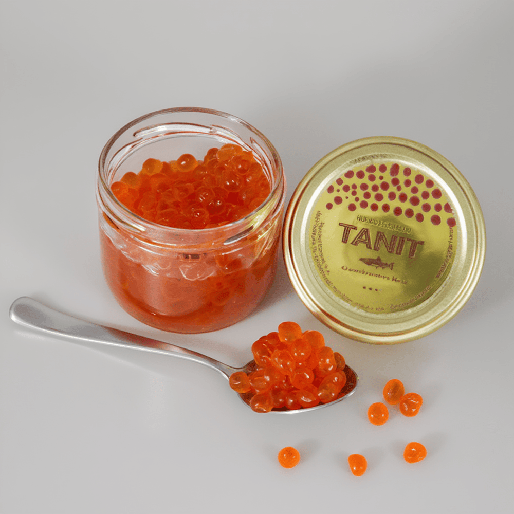 Huevas de Salmón TANIT Keta Premium, calidad gourmet Bacalalo