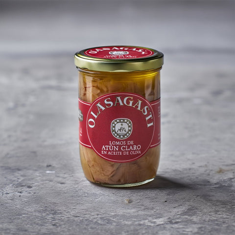 Lomos de Atún Claro en Aceite de Oliva 315 g - Olasagasti – Bacalalo