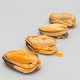 Mejillones en Escabeche Tamaño Grande en su envase original listo para enviar