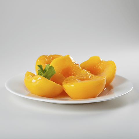 Melocotón en Mitades en Almíbar Ligero Orcio de Cristal - 1,7 kg | Coquet - calidad seleccionada Bacalalo