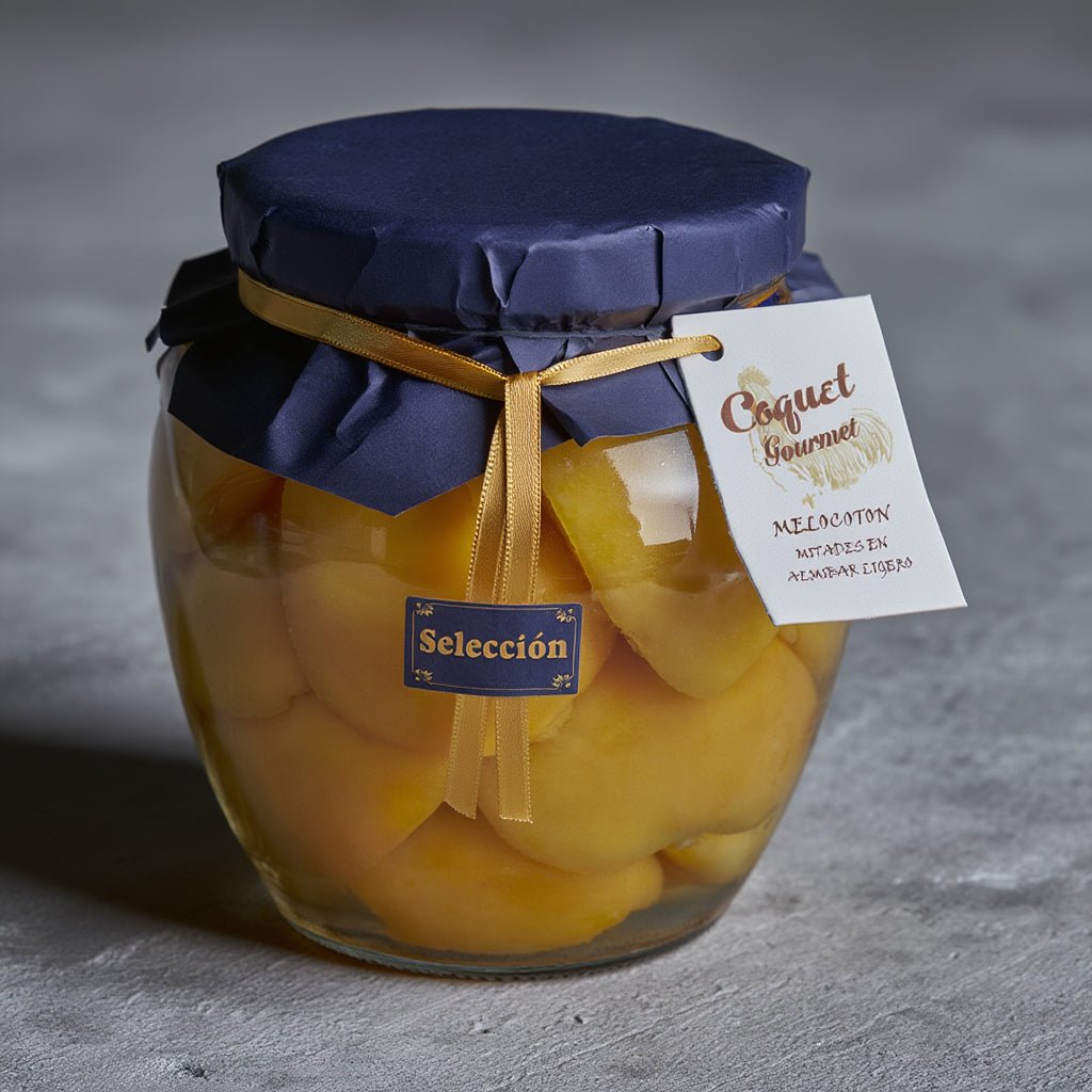 Melocotón en Mitades en Almíbar Ligero Coquet Orcio 1,7 kg