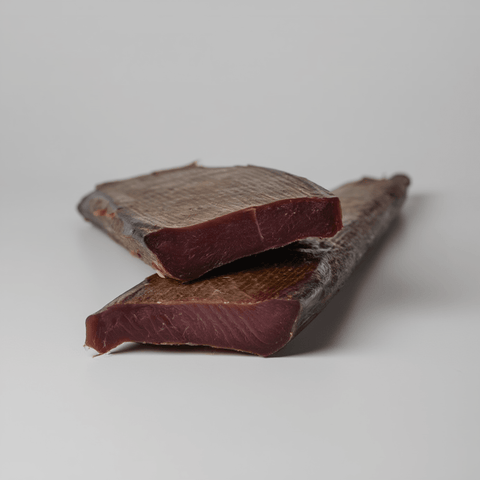 Mojama de Atún Entera Gourmet Extra Lomo Central Artesanal Bacalalo, lomos enteros seleccionados