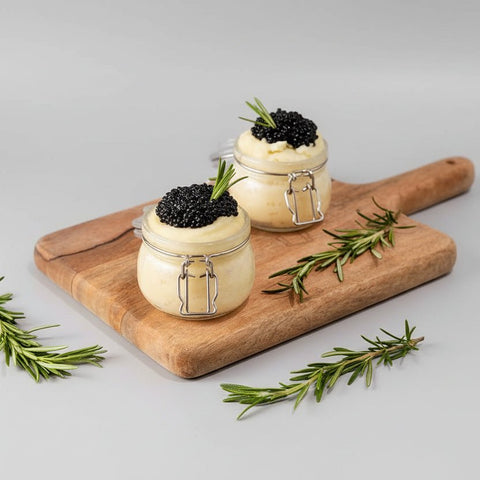 Mújol Negro Shikrán 550g - Arenque Ahumado y Huevas de Mújol disponible en Bacalalo, ideal para ocasiones especiales