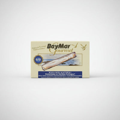 Navajas al Natural Lata 120 ml 6/9 Piezas - 115g | BayMar Gourmet