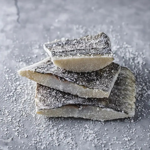 Penca extra de bacalao seco sin espinas en porciones – Fresh & Frozen Seafood | Bacalalo gourmet