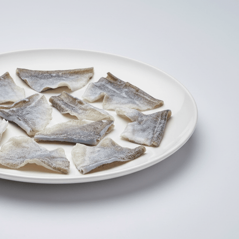 Pieles de Bacalao de Islandia - 500g - envase y embalaje premium