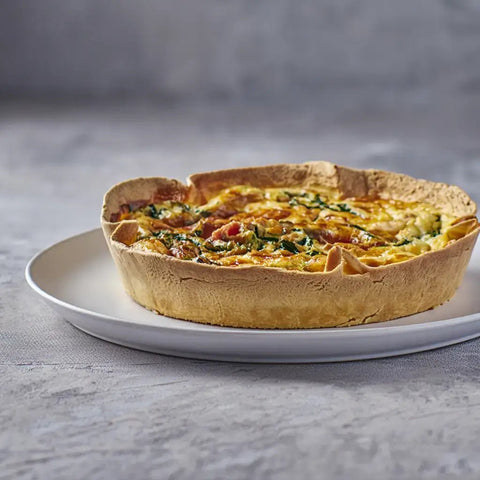 Quiche casera de atún estilo Lorraine – Pies & Tarts | Bacalalo gourmet