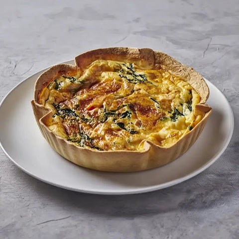 Quiche casera de salmón ahumado estilo lorraine – Pies & Tarts | Bacalalo gourmet