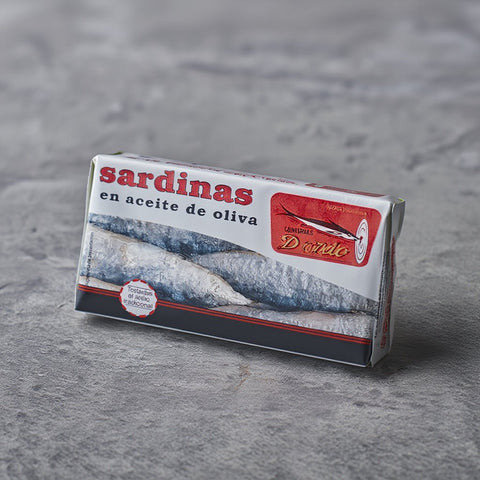 Sardinas Dardo 12/18 en Aceite de Oliva Lata (118 g) – Bacalalo