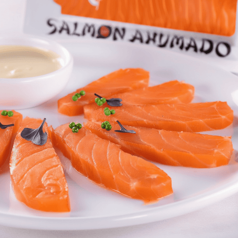Sashimi de Salmón Ahumado Domínguez, perfecto para brunch, canapés y sushi