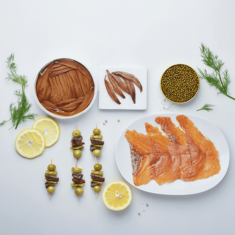 Surtido "Iniciación al Caviar" – Bacalalo