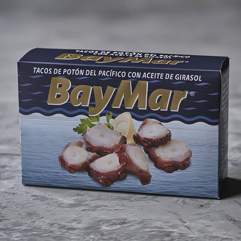 Tacos de Potón del Pacífico en Aceite de Girasol 115 g – Bacalalo