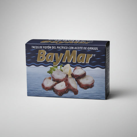 Tacos de Potón del Pacífico en Aceite de Girasol 115 g – Bacalalo