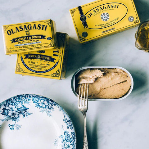 Ventresca de Bonito del Norte en Aceite de Oliva 120 g – Olasagasti – Bacalalo