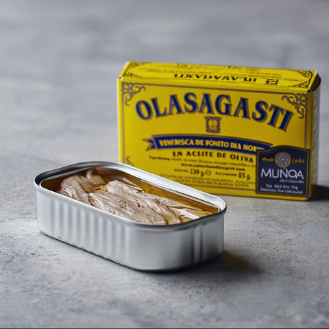 Ventresca de Bonito del Norte en Aceite de Oliva 120 g – Olasagasti – Bacalalo